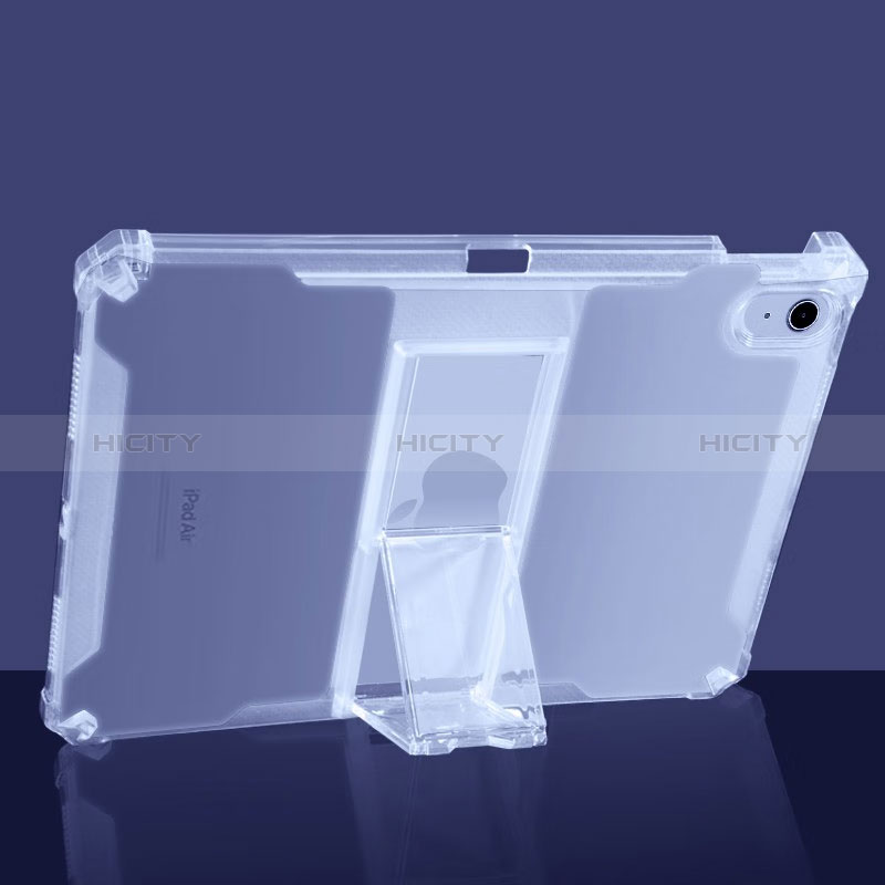 Funda Silicona Ultrafina Carcasa Transparente con Soporte para Apple iPad 10.9 (2022) Claro