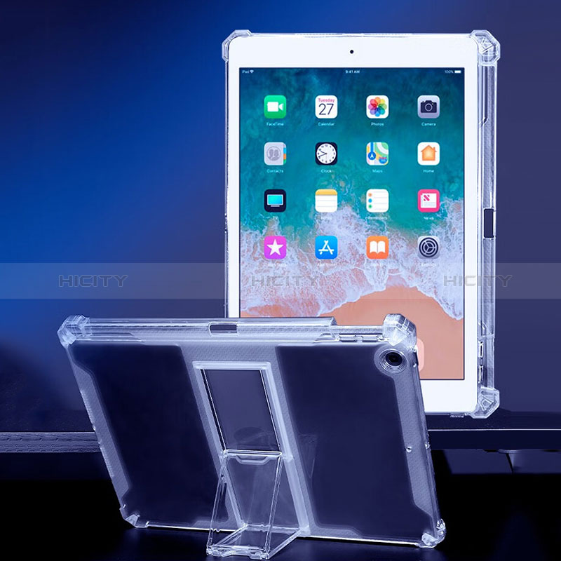 Funda Silicona Ultrafina Carcasa Transparente con Soporte para Apple iPad Air Claro