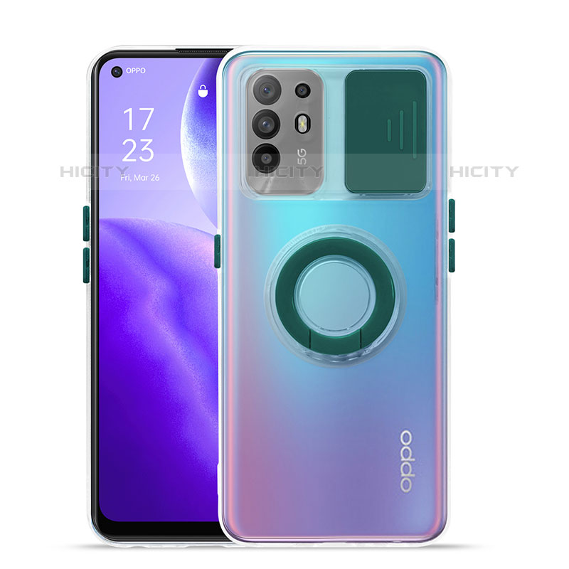 Funda Silicona Ultrafina Carcasa Transparente con Soporte para Oppo A94 5G