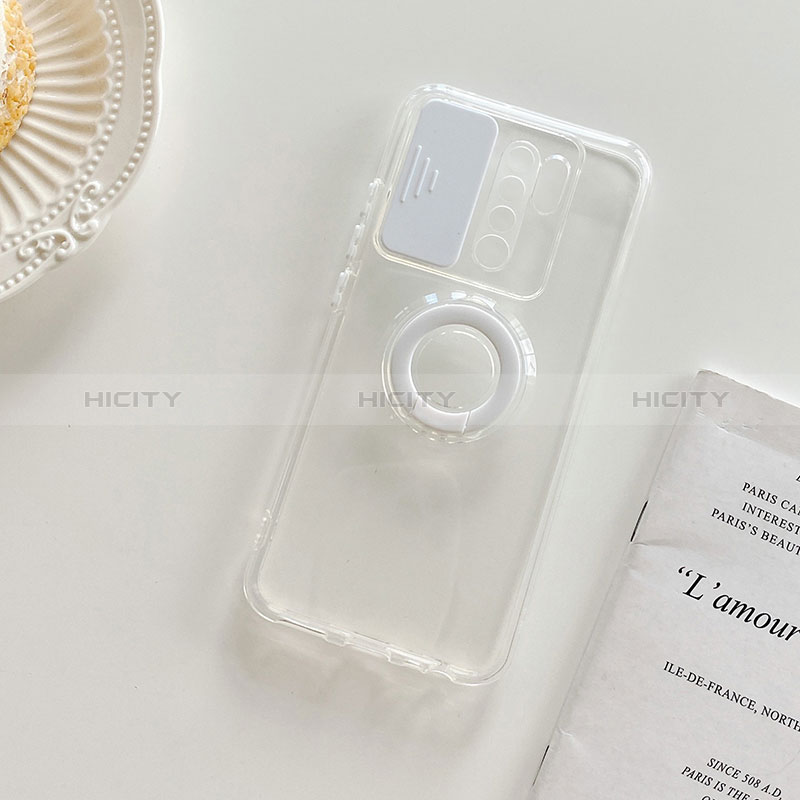 Funda Silicona Ultrafina Carcasa Transparente con Soporte para Xiaomi Poco M2