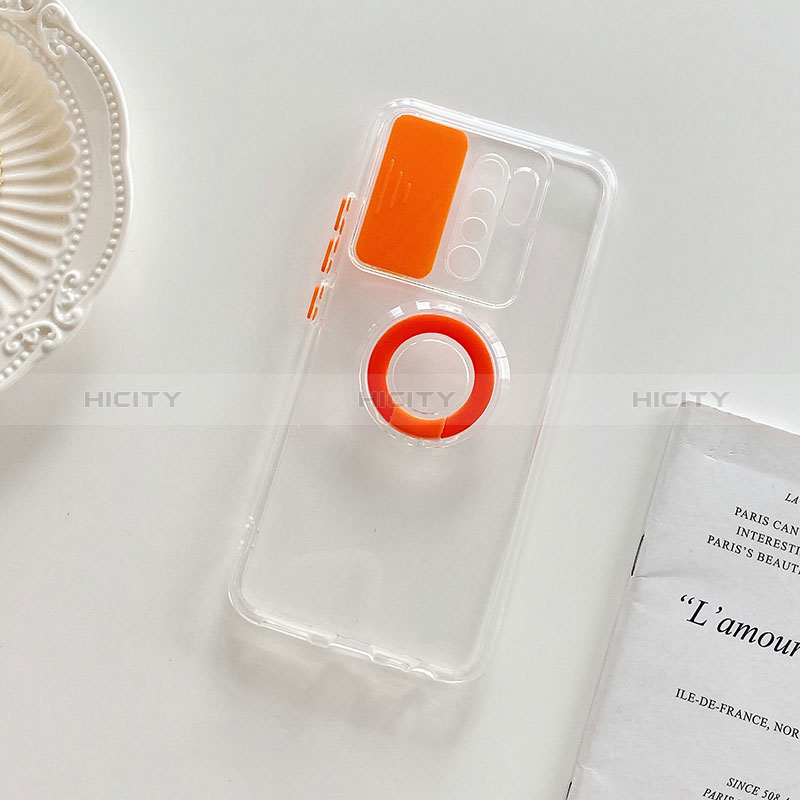 Funda Silicona Ultrafina Carcasa Transparente con Soporte para Xiaomi Poco M2