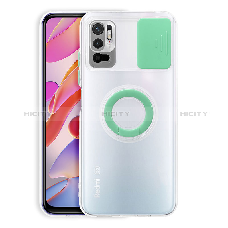 Funda Silicona Ultrafina Carcasa Transparente con Soporte para Xiaomi Redmi Note 11 SE 5G