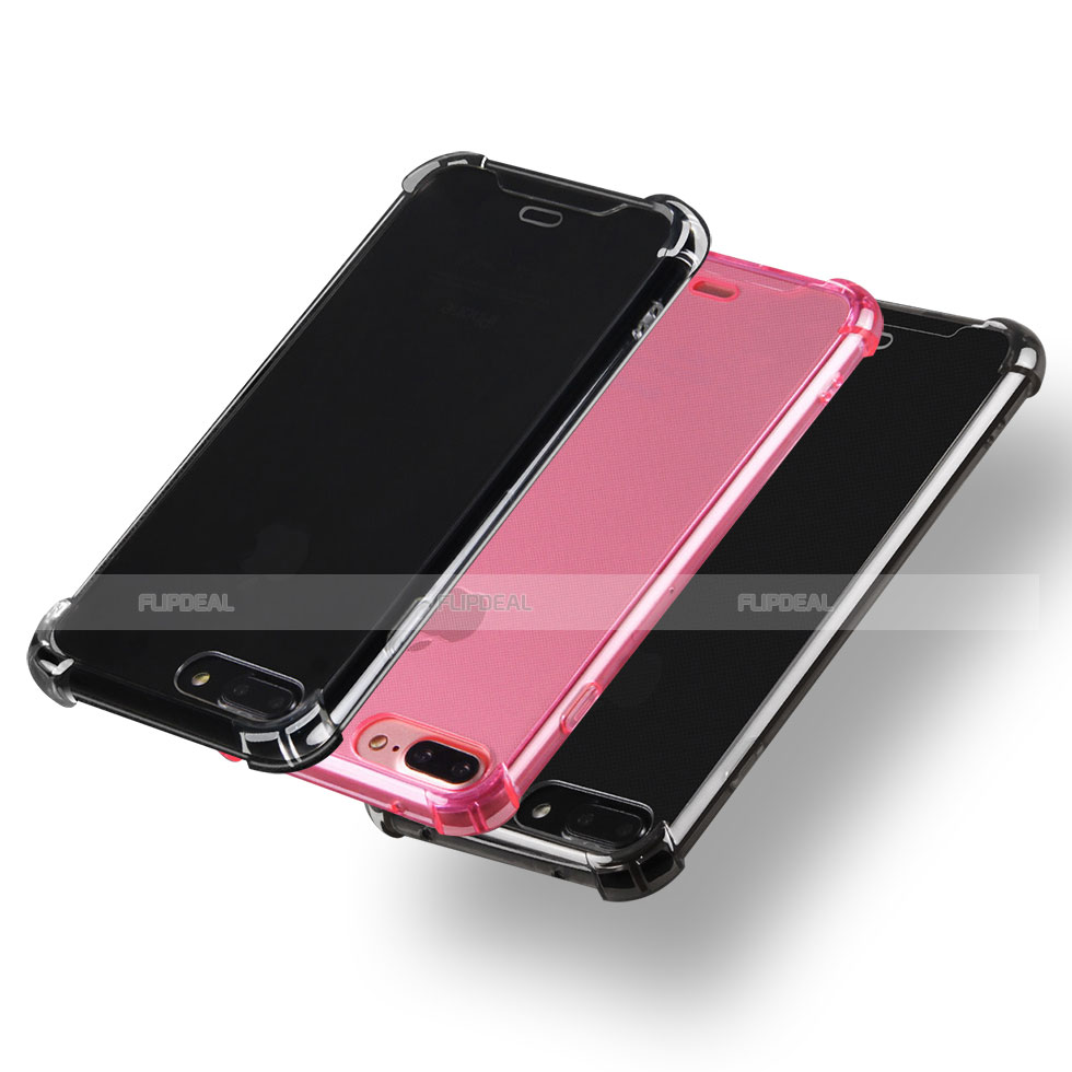 Funda Silicona Ultrafina Carcasa Transparente F02 para Apple iPhone 8 Plus