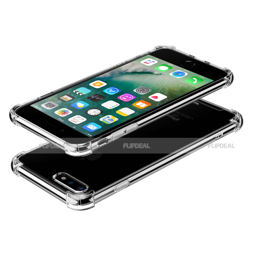 Funda Silicona Ultrafina Carcasa Transparente F02 para Apple iPhone 8 Plus