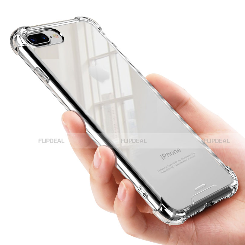 Funda Silicona Ultrafina Carcasa Transparente F02 para Apple iPhone 8 Plus