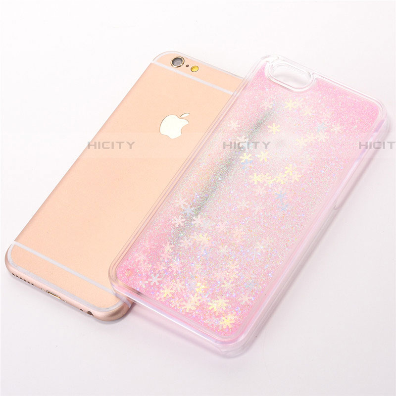 Funda Silicona Ultrafina Carcasa Transparente Flores T01 para Apple iPhone 6