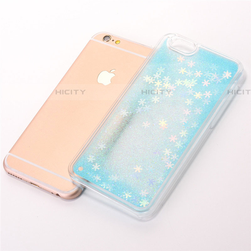 Funda Silicona Ultrafina Carcasa Transparente Flores T01 para Apple iPhone 6