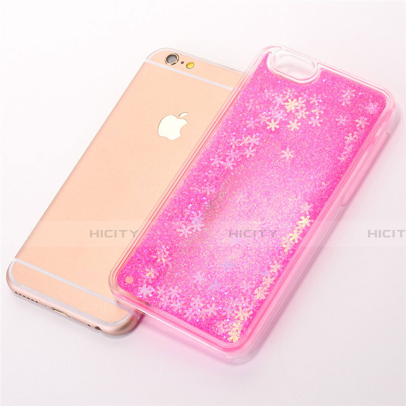 Funda Silicona Ultrafina Carcasa Transparente Flores T01 para Apple iPhone 6S