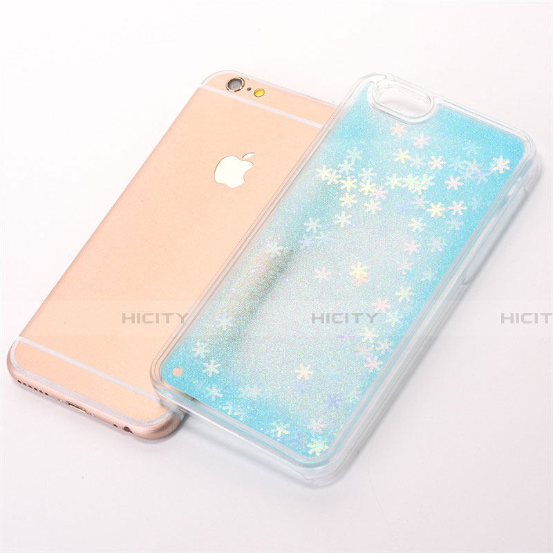 Funda Silicona Ultrafina Carcasa Transparente Flores T01 para Apple iPhone 6S