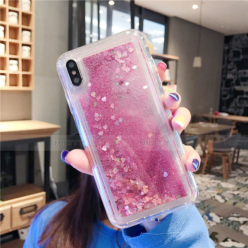 Funda Silicona Ultrafina Carcasa Transparente Flores T02 para Apple iPhone X