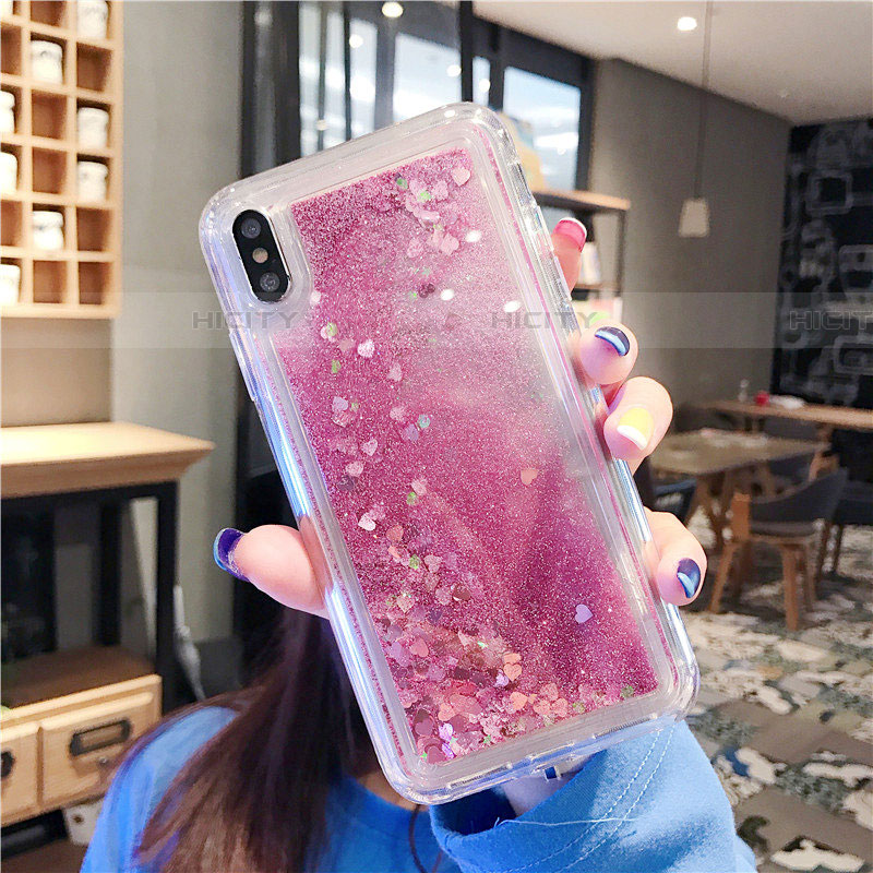 Funda Silicona Ultrafina Carcasa Transparente Flores T02 para Apple iPhone Xs