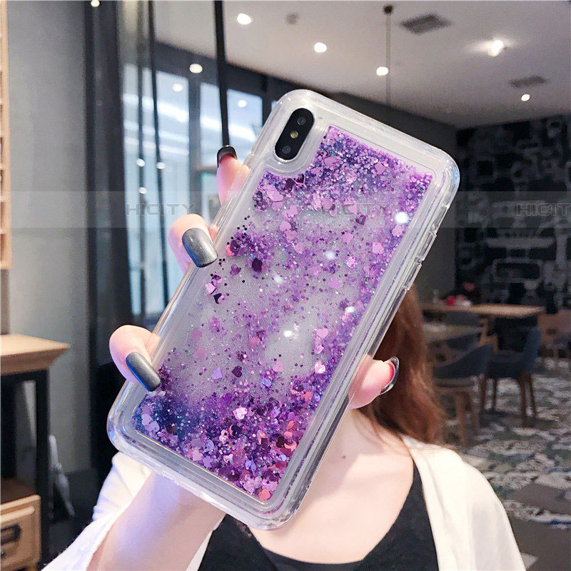 Funda Silicona Ultrafina Carcasa Transparente Flores T02 para Apple iPhone Xs