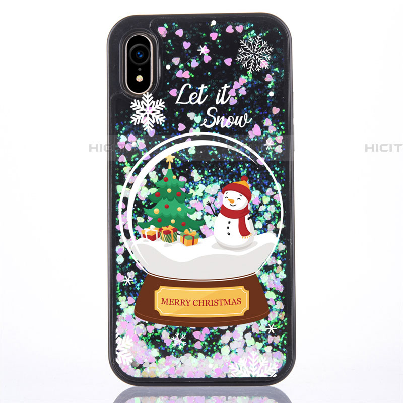 Funda Silicona Ultrafina Carcasa Transparente Flores T05 para Apple iPhone XR