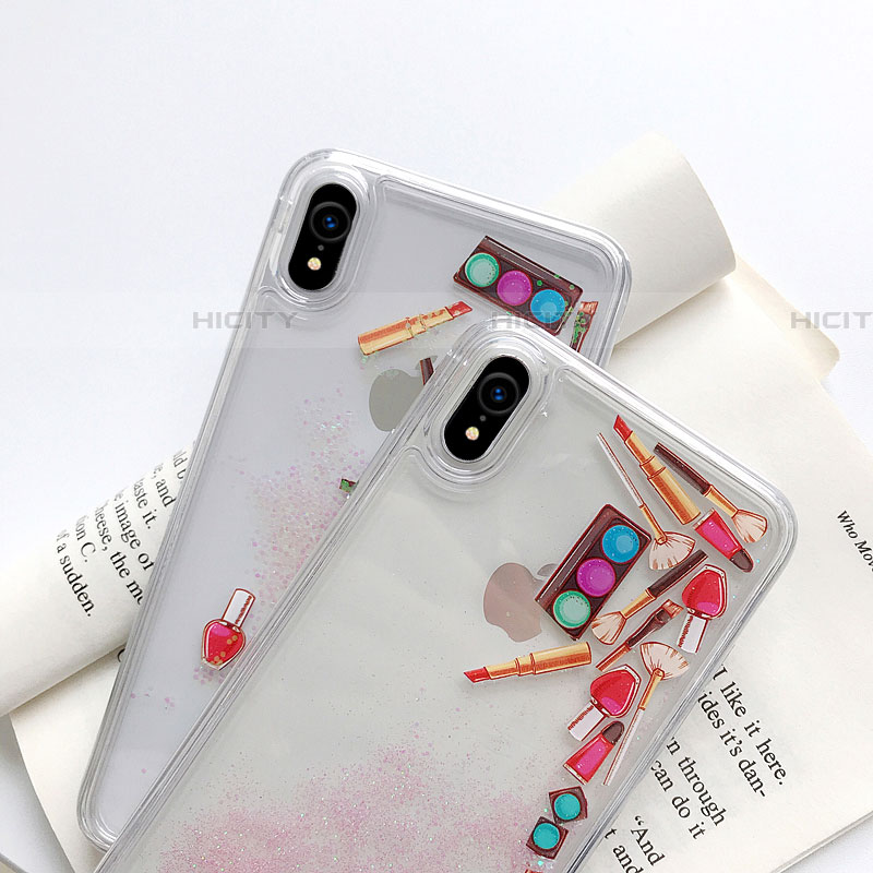 Funda Silicona Ultrafina Carcasa Transparente Flores T11 para Apple iPhone XR