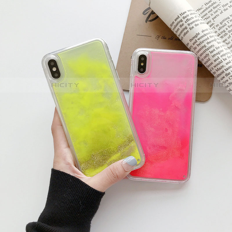 Funda Silicona Ultrafina Carcasa Transparente Flores T12 para Apple iPhone Xs