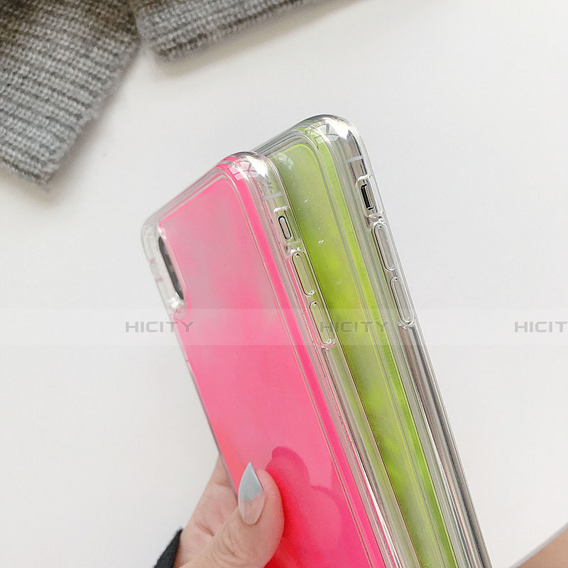 Funda Silicona Ultrafina Carcasa Transparente Flores T12 para Apple iPhone Xs Max