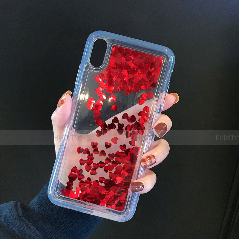 Funda Silicona Ultrafina Carcasa Transparente Flores T14 para Apple iPhone X