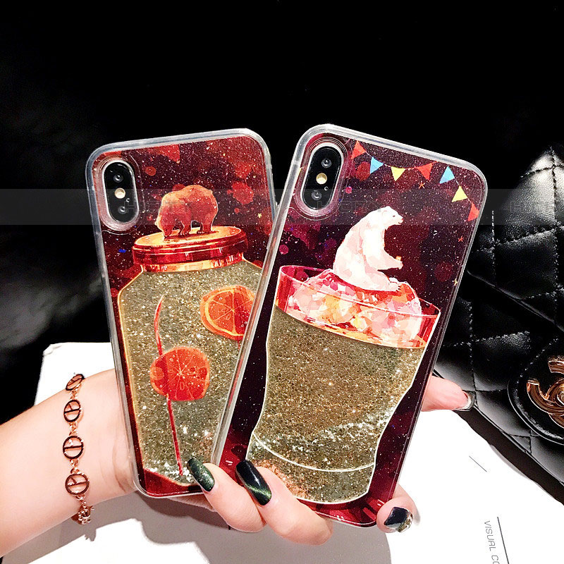 Funda Silicona Ultrafina Carcasa Transparente Flores T16 para Apple iPhone Xs