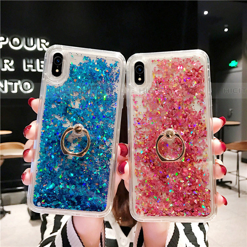 Funda Silicona Ultrafina Carcasa Transparente Flores T25 para Apple iPhone XR