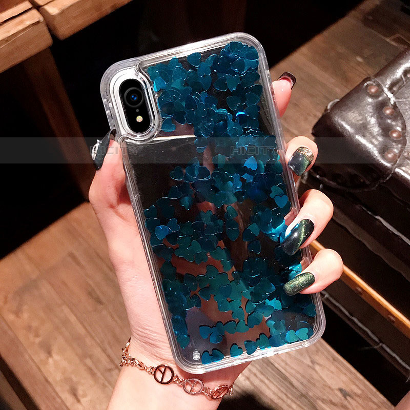 Funda Silicona Ultrafina Carcasa Transparente Flores T26 para Apple iPhone XR