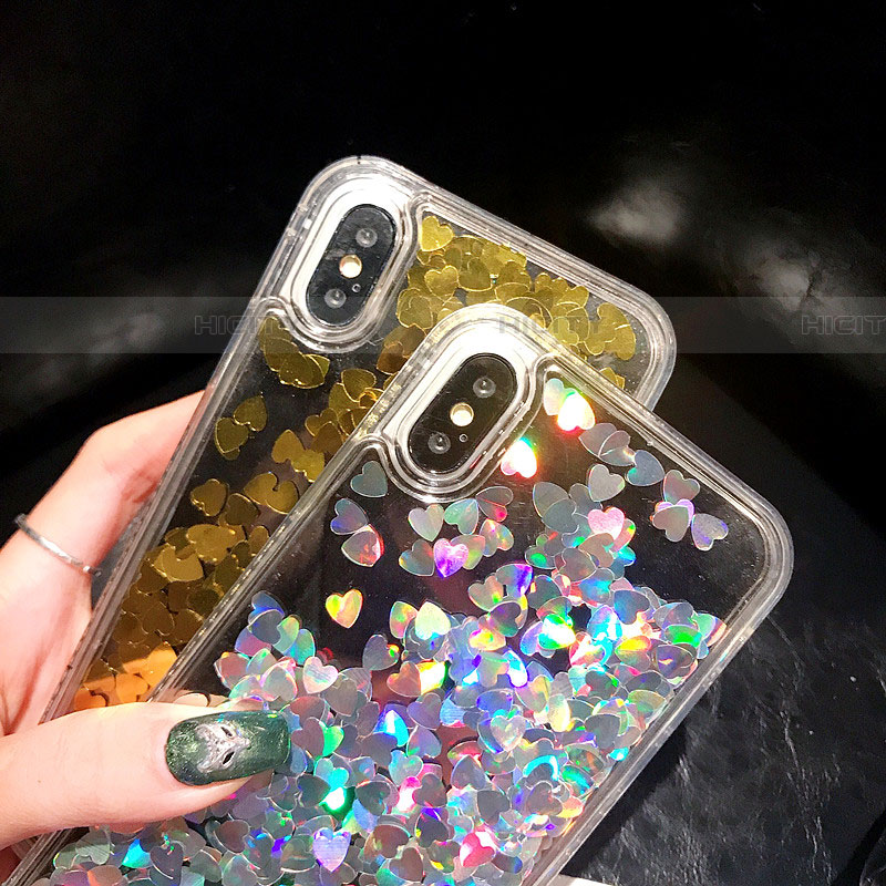 Funda Silicona Ultrafina Carcasa Transparente Flores T26 para Apple iPhone Xs