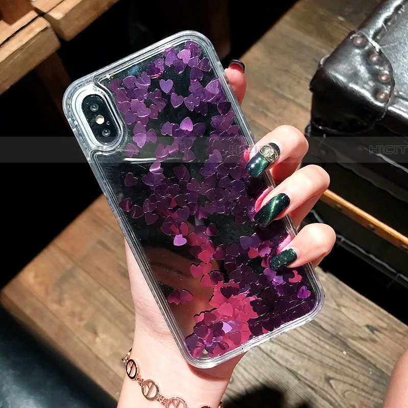 Funda Silicona Ultrafina Carcasa Transparente Flores T26 para Apple iPhone Xs