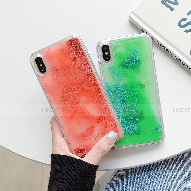 Funda Silicona Ultrafina Carcasa Transparente Flores Z03 para Apple iPhone X