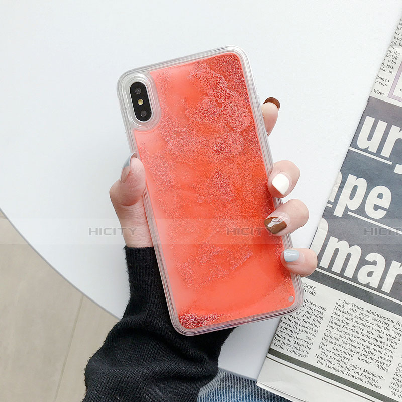 Funda Silicona Ultrafina Carcasa Transparente Flores Z03 para Apple iPhone X