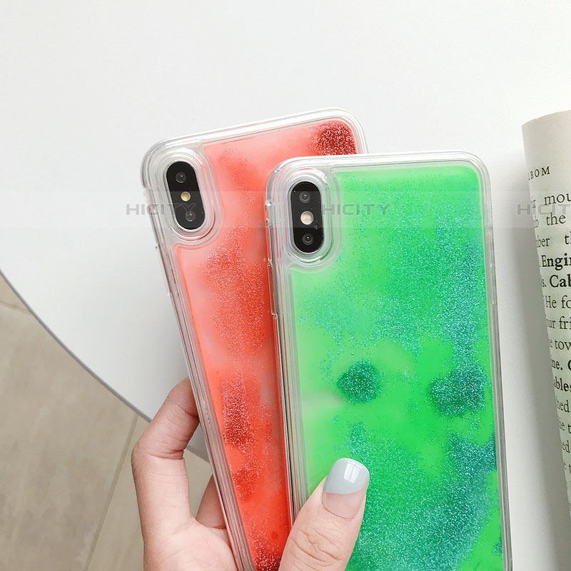 Funda Silicona Ultrafina Carcasa Transparente Flores Z03 para Apple iPhone Xs