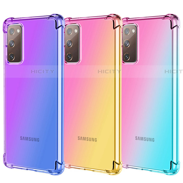 Funda Silicona Ultrafina Carcasa Transparente Gradiente G01 para Samsung Galaxy S20 FE ((2022)) 5G