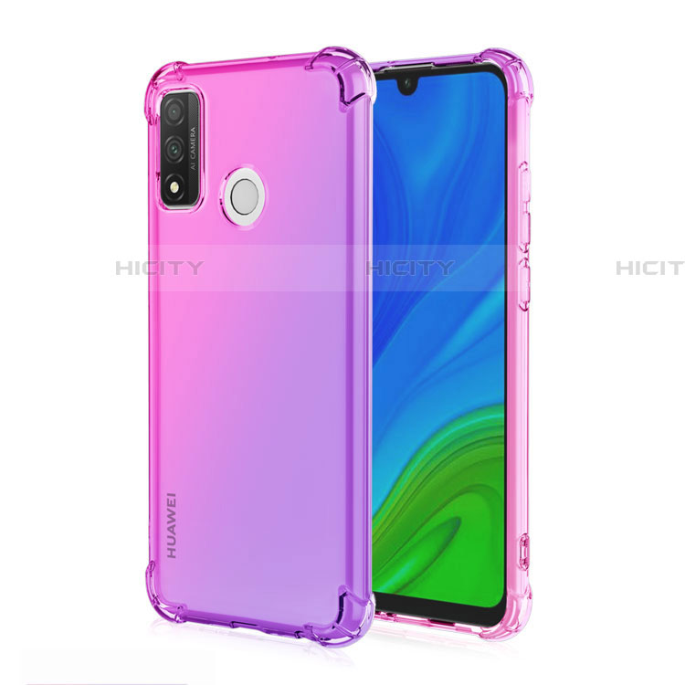 Funda Silicona Ultrafina Carcasa Transparente Gradiente H01 para Huawei Nova Lite 3 Plus