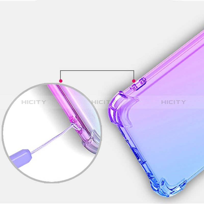 Funda Silicona Ultrafina Carcasa Transparente Gradiente para OnePlus 10T 5G