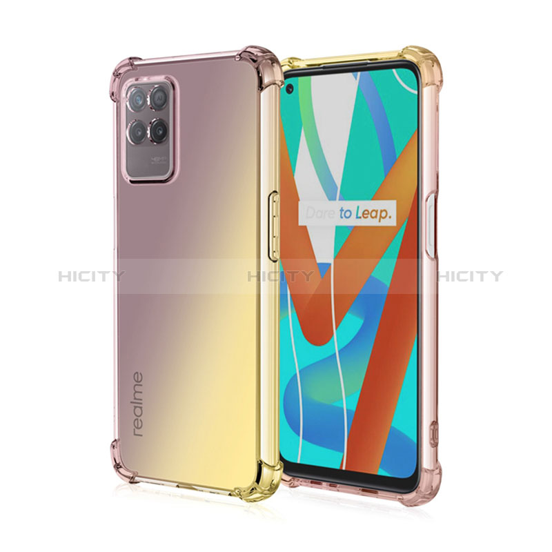 Funda Silicona Ultrafina Carcasa Transparente Gradiente para Realme 8i