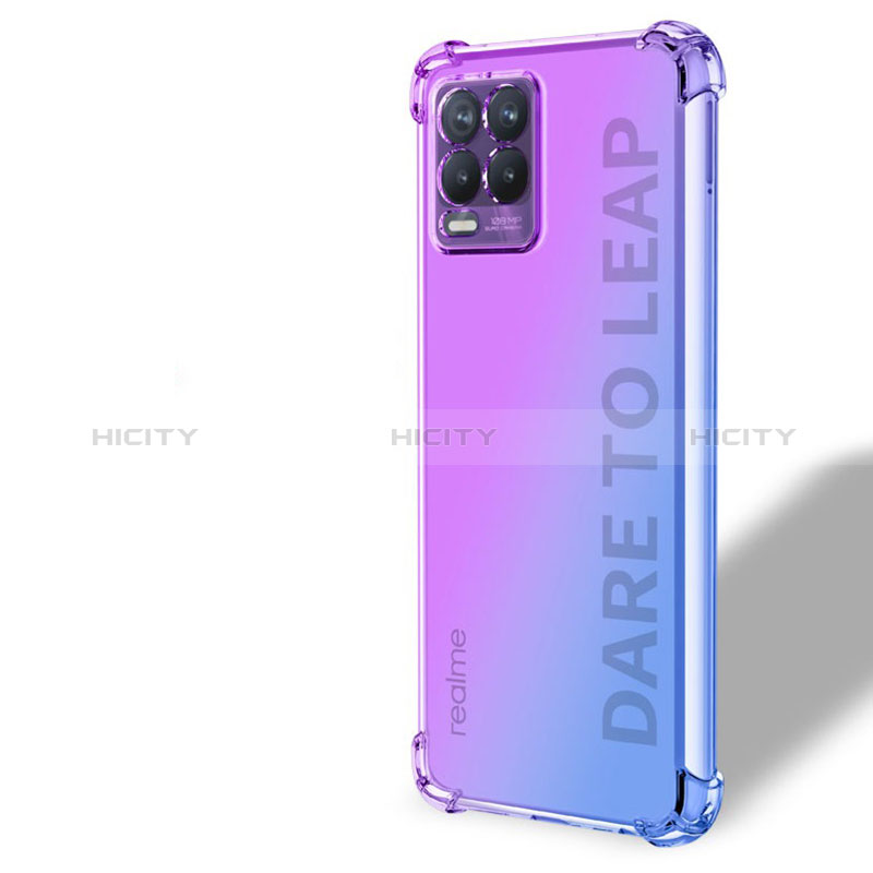 Funda Silicona Ultrafina Carcasa Transparente Gradiente para Realme 8s 5G