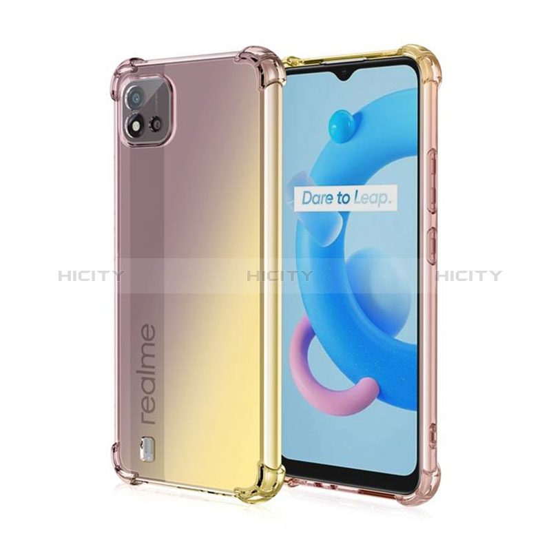 Funda Silicona Ultrafina Carcasa Transparente Gradiente para Realme C11 (2021)