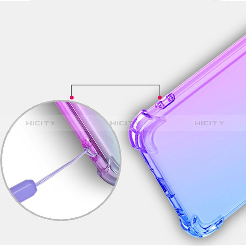 Funda Silicona Ultrafina Carcasa Transparente Gradiente para Realme C11 (2021)