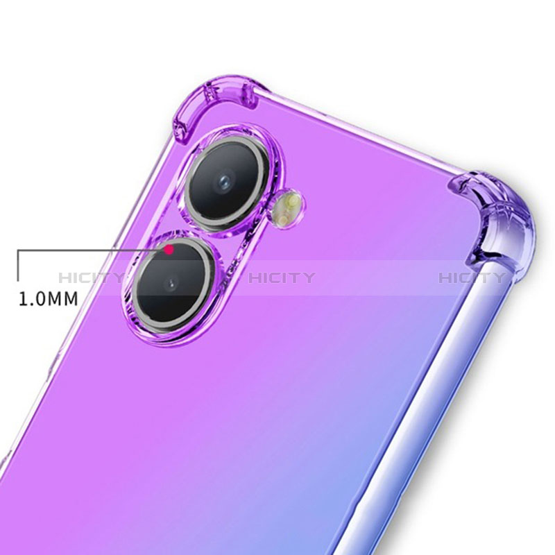 Funda Silicona Ultrafina Carcasa Transparente Gradiente para Realme C33