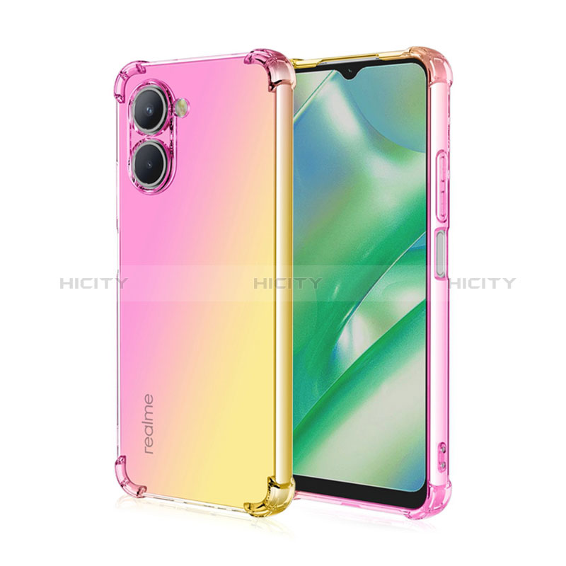 Funda Silicona Ultrafina Carcasa Transparente Gradiente para Realme C33 (2023)