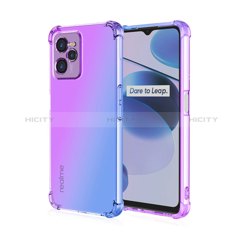 Funda Silicona Ultrafina Carcasa Transparente Gradiente para Realme C35