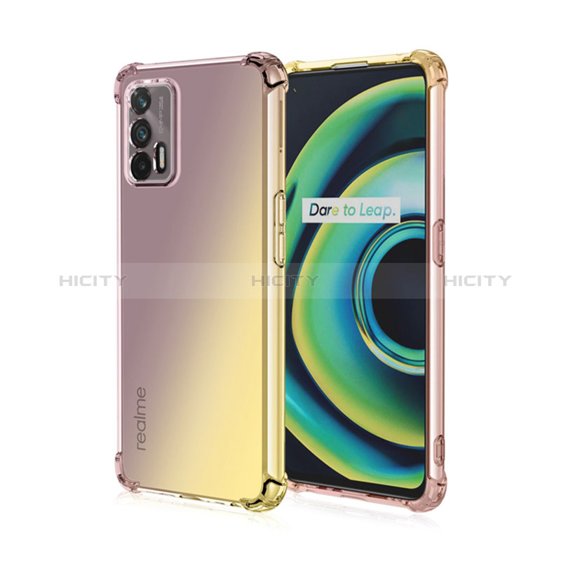 Funda Silicona Ultrafina Carcasa Transparente Gradiente para Realme GT Neo 5G