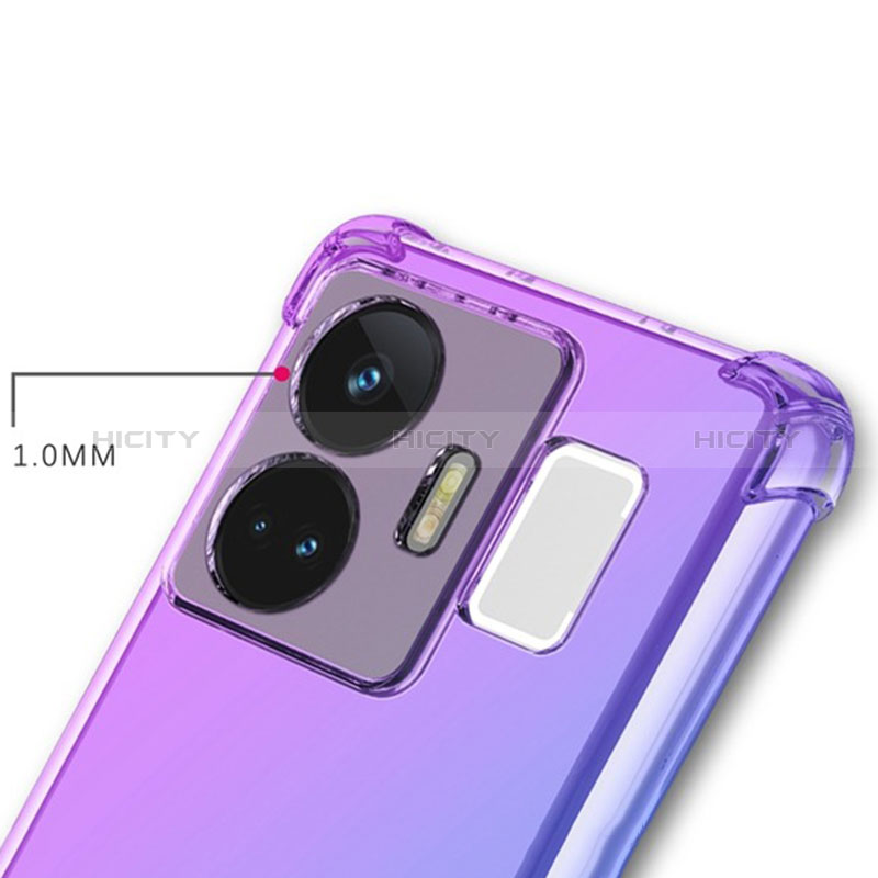 Funda Silicona Ultrafina Carcasa Transparente Gradiente para Realme GT Neo5 240W 5G