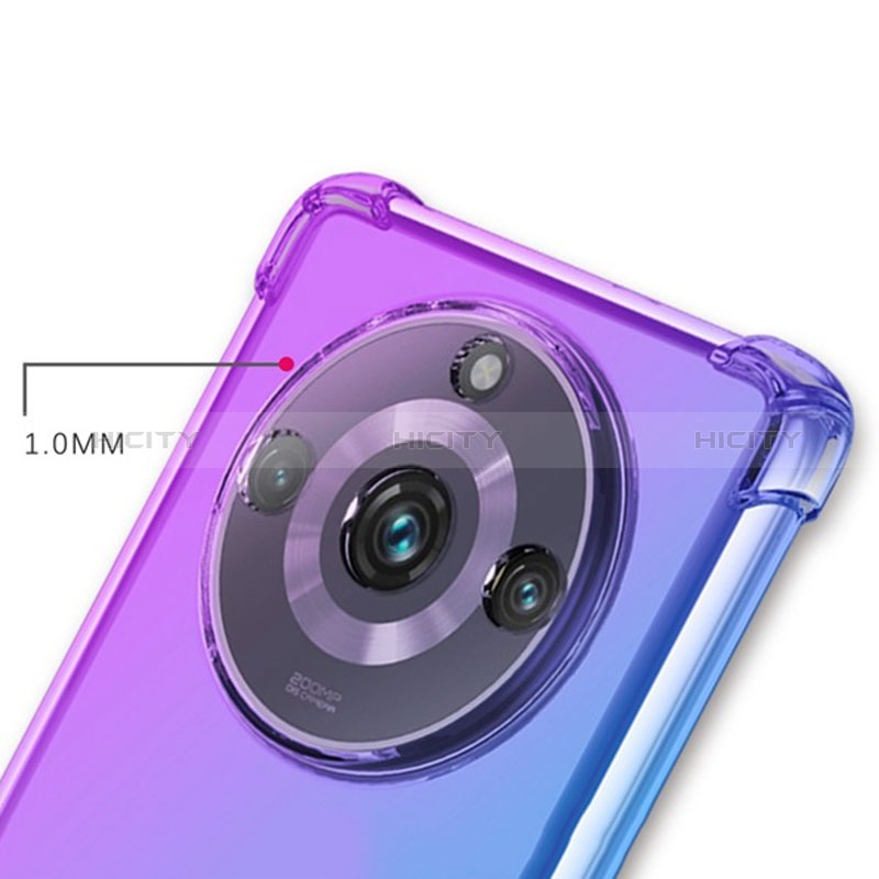 Funda Silicona Ultrafina Carcasa Transparente Gradiente para Realme Narzo 60 5G