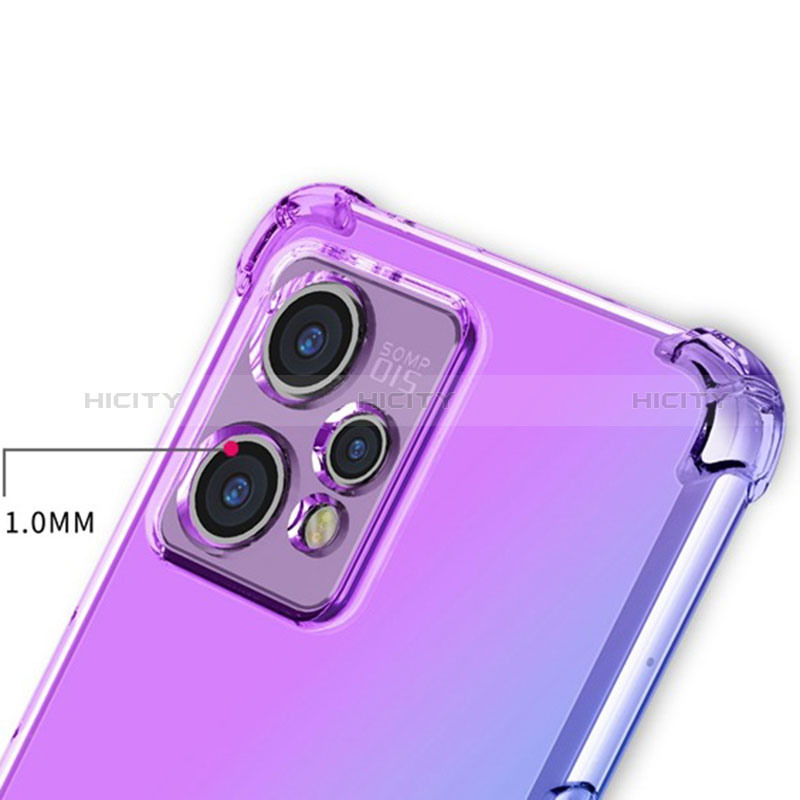 Funda Silicona Ultrafina Carcasa Transparente Gradiente para Realme V25 5G