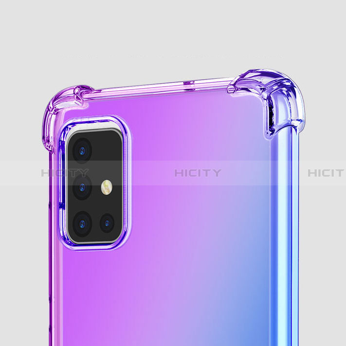 Funda Silicona Ultrafina Carcasa Transparente Gradiente para Samsung Galaxy M40S