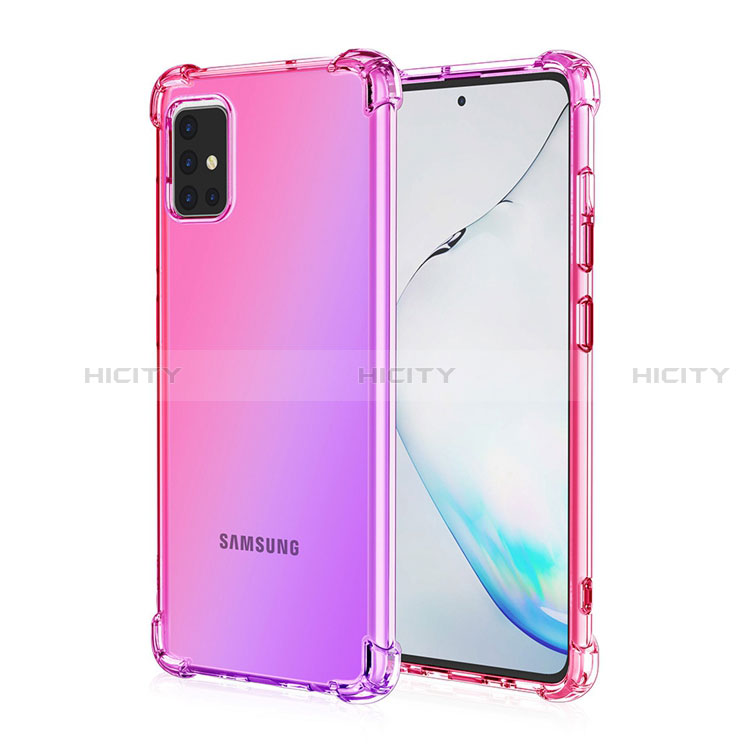 Funda Silicona Ultrafina Carcasa Transparente Gradiente para Samsung Galaxy M40S