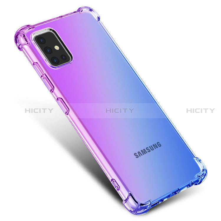 Funda Silicona Ultrafina Carcasa Transparente Gradiente para Samsung Galaxy M40S