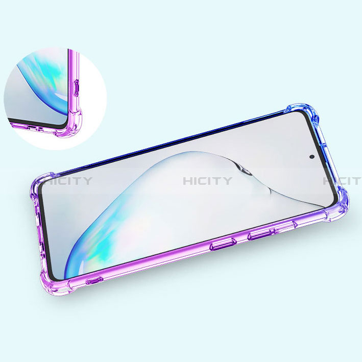 Funda Silicona Ultrafina Carcasa Transparente Gradiente para Samsung Galaxy M40S