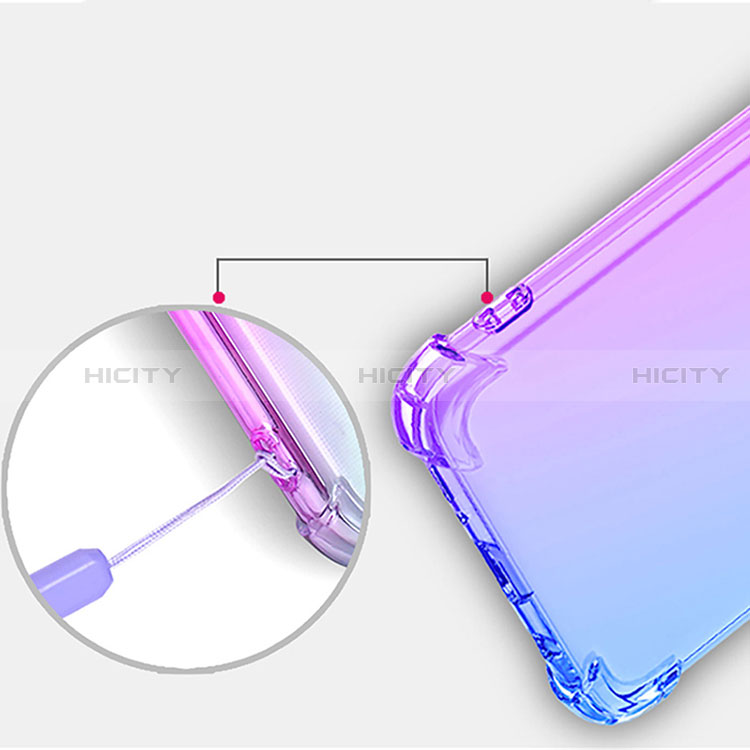 Funda Silicona Ultrafina Carcasa Transparente Gradiente para Sony Xperia 10 III