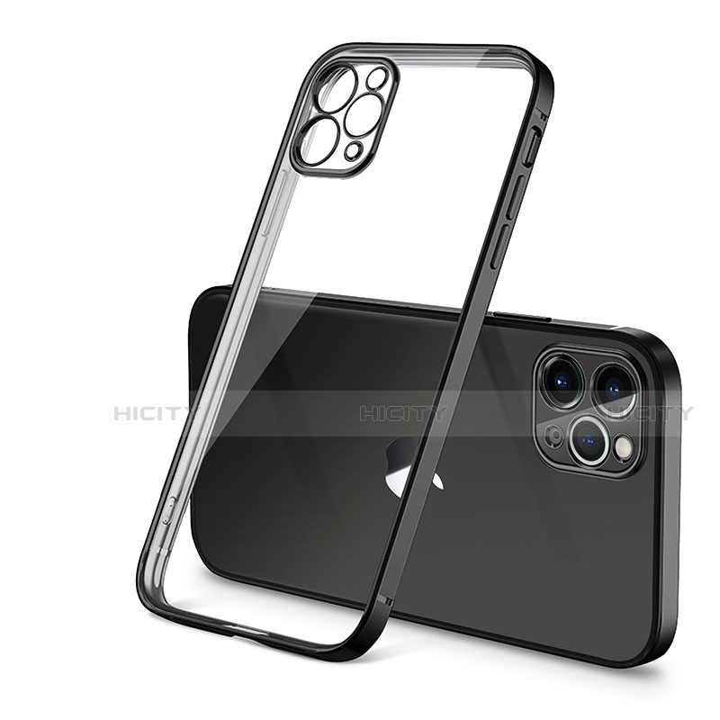 Funda Silicona Ultrafina Carcasa Transparente H01 para Apple iPhone 12 Pro  Max Morado