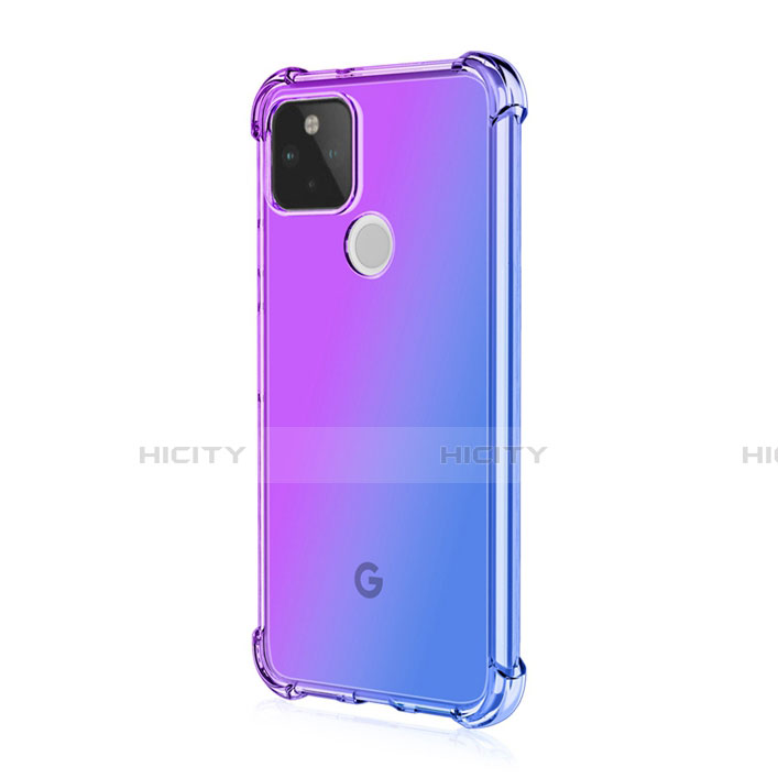 Funda Silicona Ultrafina Carcasa Transparente H01 para Google Pixel 5